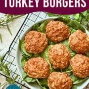 turkey burger patties pinterest image