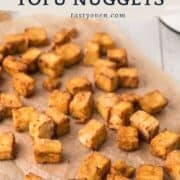 air fryer tofu pinterest image