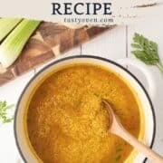 pastina recipe pinterest image