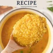 pastina recipe pinterest image