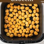 air fryer gnocchi pinterest image