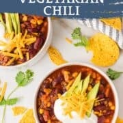 slow cooker vegetarian chili pinterest image
