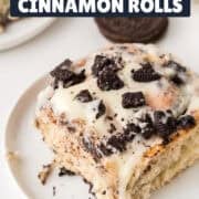 oreo cinnamon rolls pinterest image
