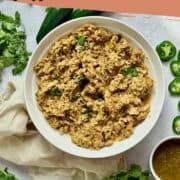 crockpot salsa verde chicken pinterest image
