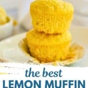 lemon muffins pinterest image