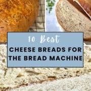 cheese bread collage pinterest image
