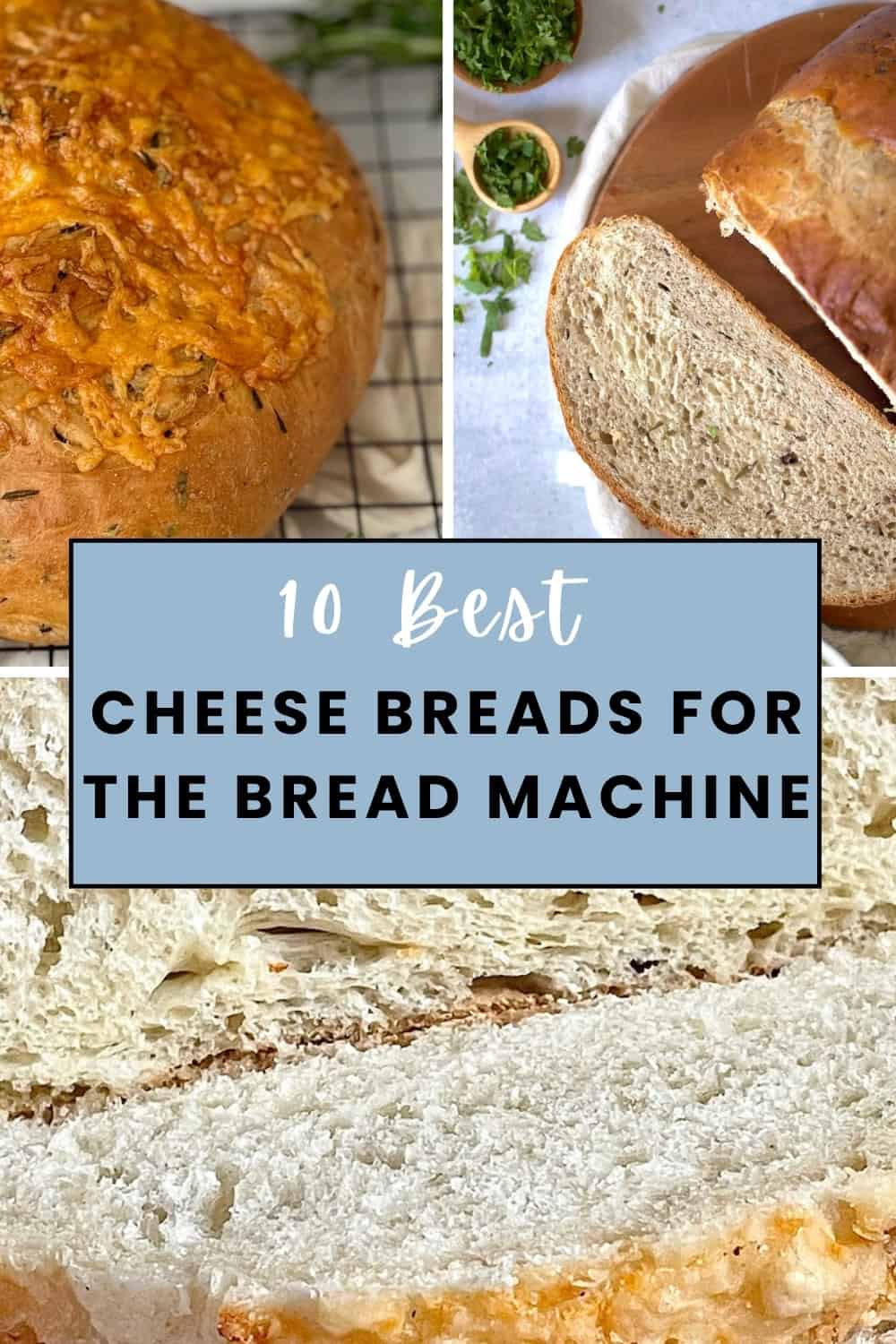 cheese bread collage pinterest image