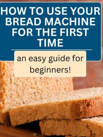 how to use a bread machine for the first time banner