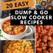 20 easy crockpot dump and go meals pinterest image