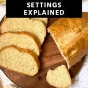 bread machine cyles pinterest image