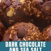 dark chocolate energy bites pinterest image