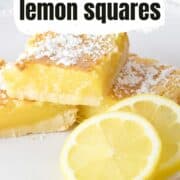 creamy lemon squares pinterest image