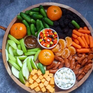 healthy halloween charcuterie board