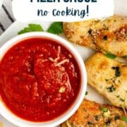 no-cook pizza sauce pinterest image