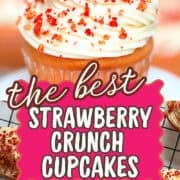 strawberry cupcakes pinterest image