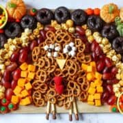 turkey shaped charcuterie board