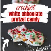 crockpot pretzel candy pinterest image