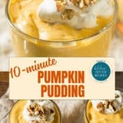 pumpkin pudding pinterest image