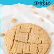 single serve peanut butter cookie pinterest image