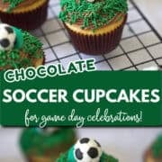 soccer cupcakes pinterest image