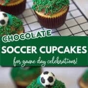 soccer cupcakes pinterest image